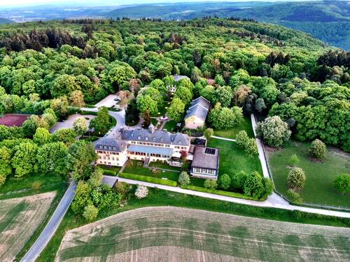 Anwesen Jagdschloss von oben